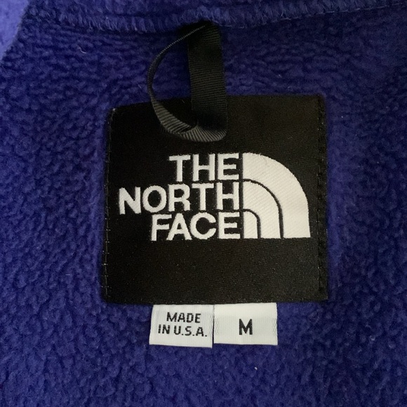Vintage North Face Violet/Black Fleece Jacket size Medium - Picture 5 of 6